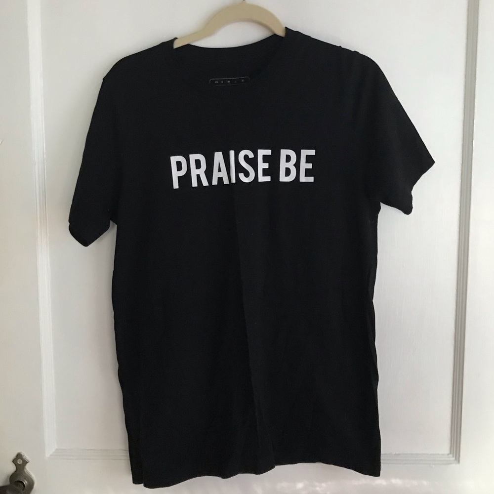 Handmaid's Tale Black Praise Be t-shirt size M